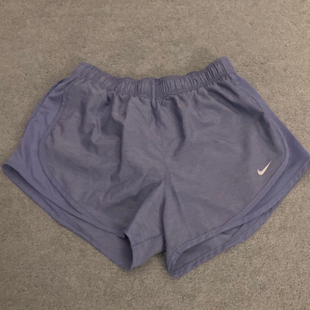 Lavender nike track shorts